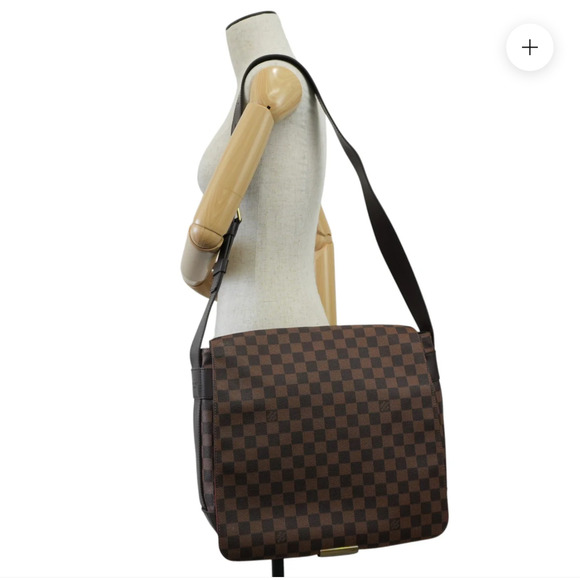 Louis Vuitton Damier Ebene Bastille Messenger Bag Crossbody Authentic DE Canvas - Picture 2 of 16